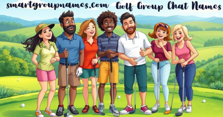 Golf Group Chat Names
