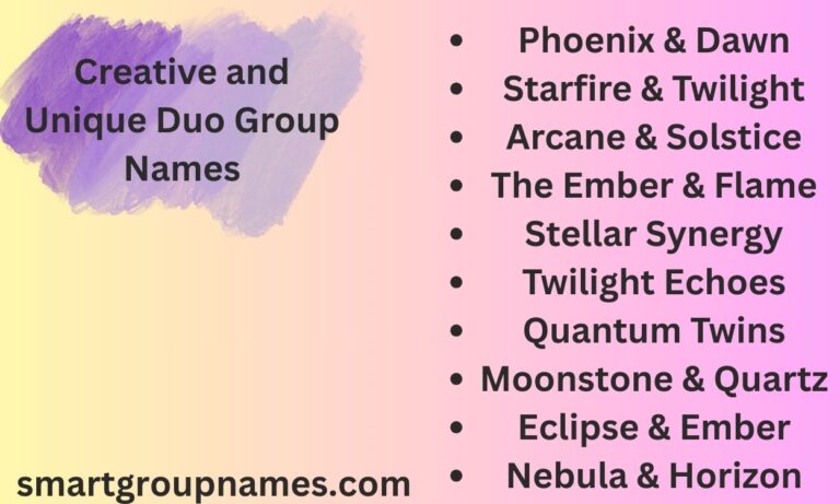 duo group names