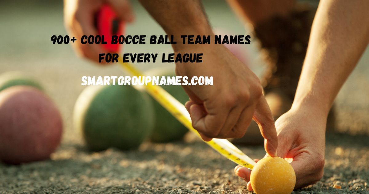 Bocce Ball Team