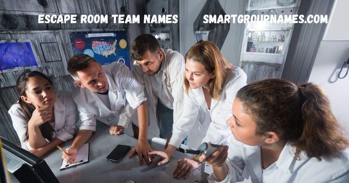 Escape Room Team Names