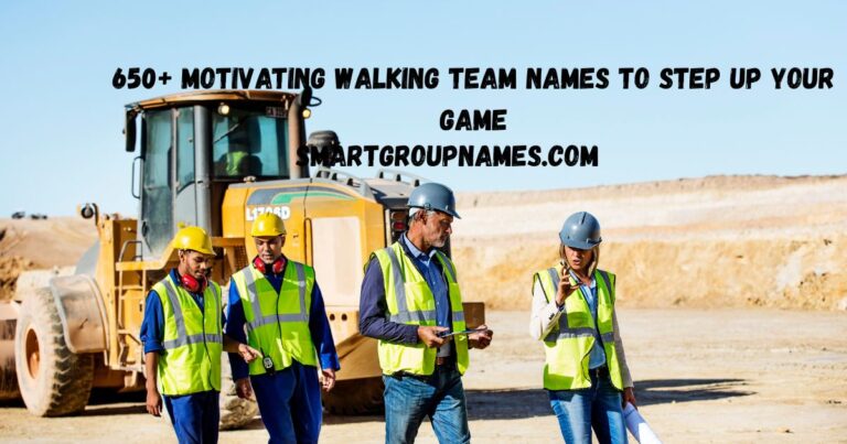walking team names