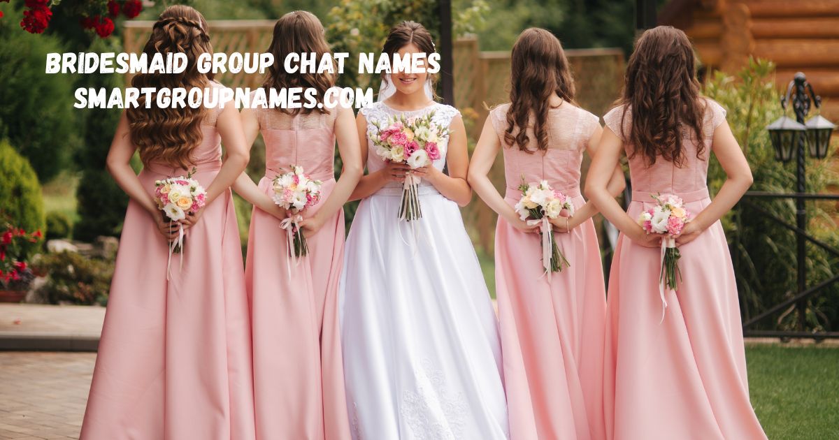 Bridesmaid Group Chat Names