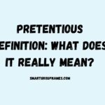 pretentious definition