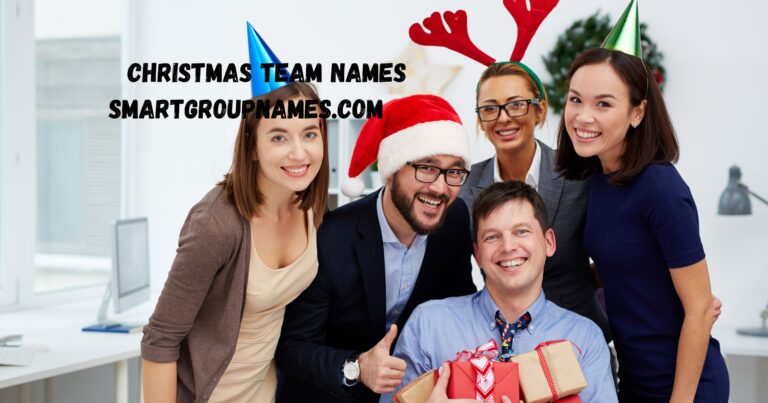 Festive Christmas Team Names