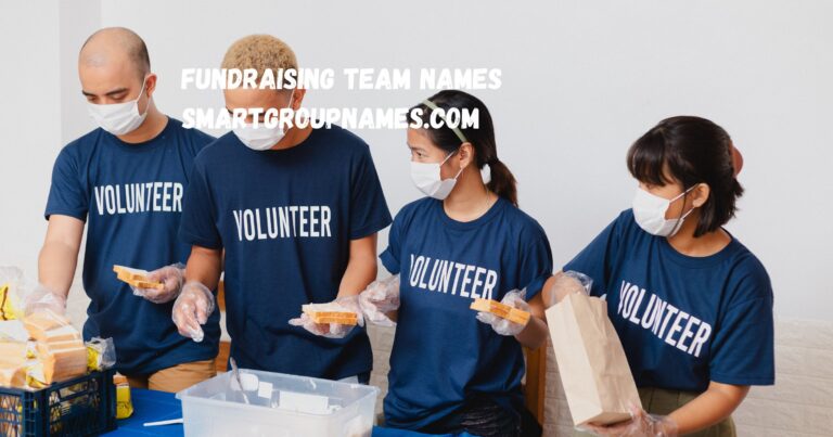 💼 Fundraising Team Names