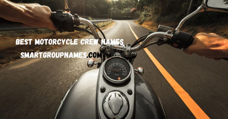 Motorcycle Crew Names