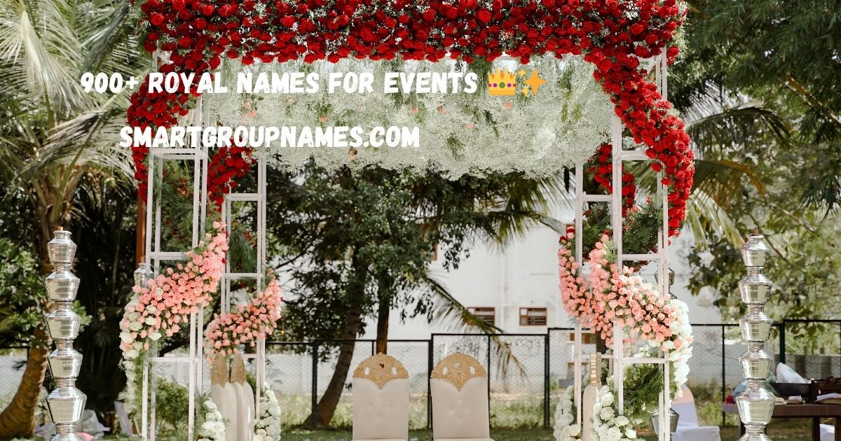 Royal Names for Events