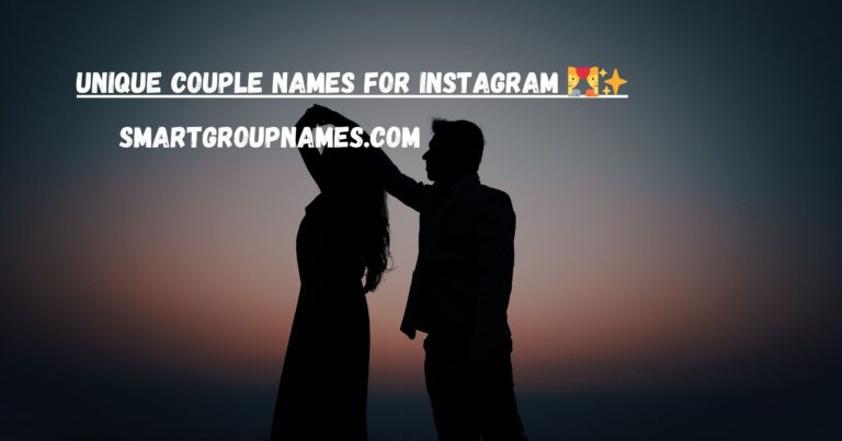 unique couple names