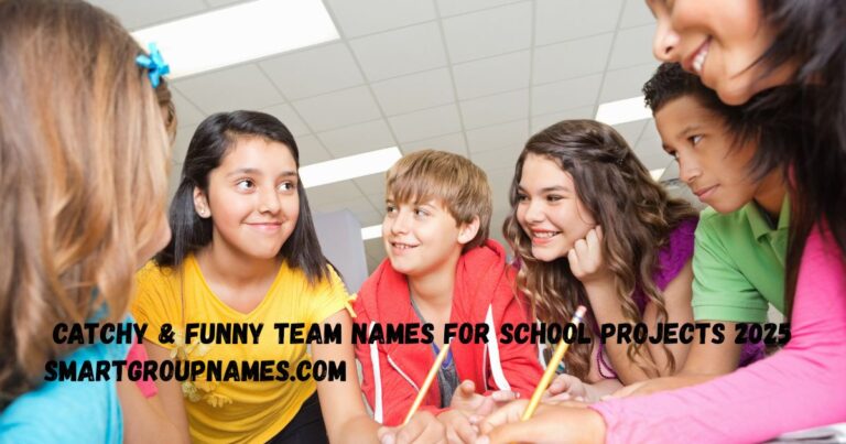 Team Names for School Projects