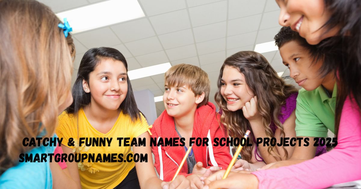 Team Names for School Projects