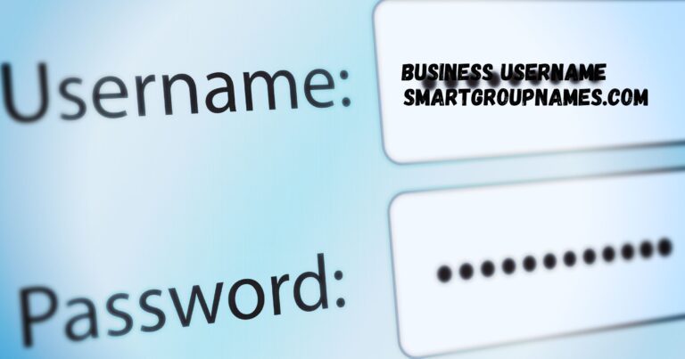 Business Username