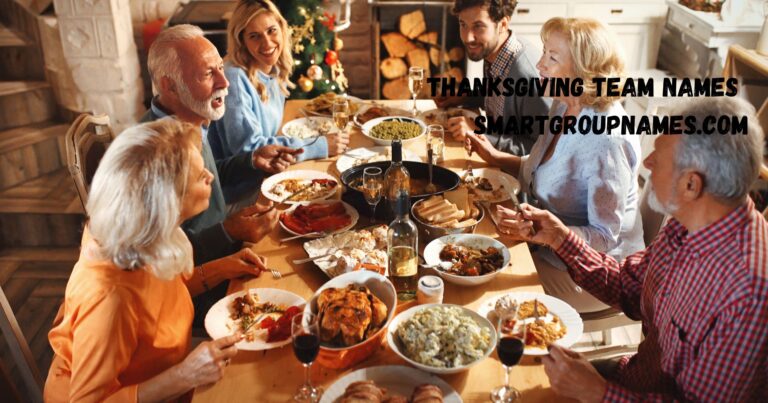 Thanksgiving Team Names