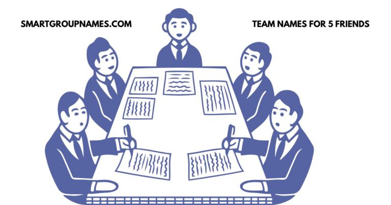 TEAM NAMES FOR 5 FRIENDS