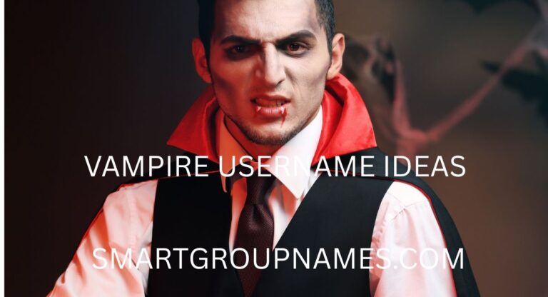 VAMPIRE USERNAME IDEAS