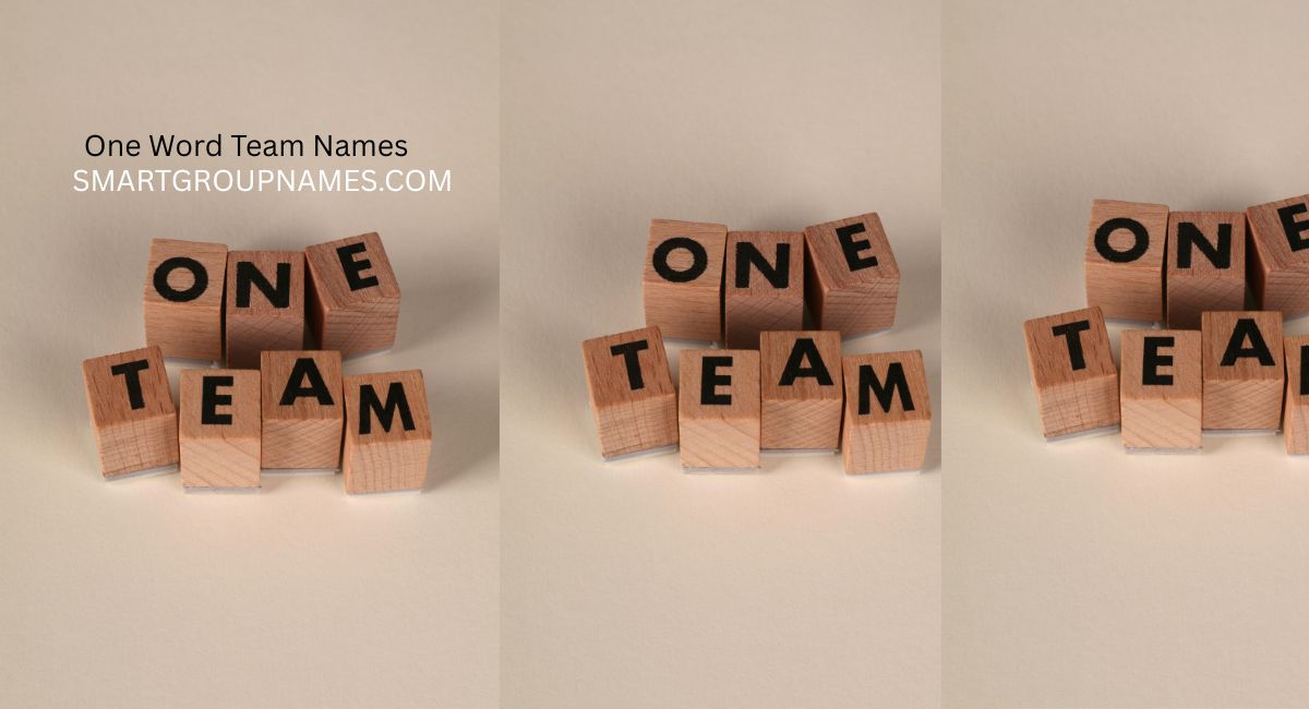 One Word Team Names